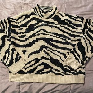 Shein animal print sweater